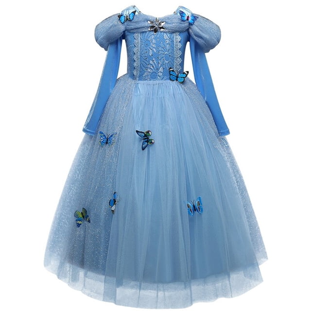 Vestido Encanto para niña, disfraz de fiesta de cumpleaños, disfraz de fantasía para niños, vestido para niña, ropa de Halloween, vestido de princesa con encanto 10T Gao Jinjia LED