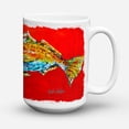 thumbnail image 2 of Carolines Treasures MW1111CM15 Fish - Red Fish Red Head Coffee Mug 15 oz 15 ounce multicolor, 2 of 5