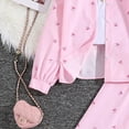 thumbnail image 5 of Hessimy Toddler Pajamas Boys Girls Baby Sets Kids Snug fit Long-Sleeve Sleepwear plus size pajamas(Light Pink,10-11 Years), 5 of 6