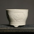 thumbnail image 1 of Color4 Pots de Fleurs en Sable Violet Style Chinois Pot de Bonsaï de Bureau Pot de Fleurs en Céramique Émaillée Fait Main Pot de Fleurs Succulentes Lc326, 1 of 1