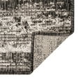 thumbnail image 6 of Unique Loom Outdoor Modern Collection Area Rug - Cartago (10' Square Charcoal/Ivory), 6 of 6