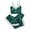 Green, variant on Bovxnpu Silk Satin Pajamas Set Women Two Piece Nightwear,Women V-Neck Eyelash Lace Sexy Stain Camisole Pajamas Bowknot Shorts Set