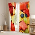 thumbnail image 3 of Erosebridal Fruit Salad Curtains & Drapes Adults,Blueberry Mango Strawberry Curtains Blackout Kawaii Bedroom Decor,Cute Fruits Curtains,Novelty Gifts Food Window Curtain, 3 of 6