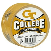 Duck Brand College Logo Duck Tape, 1.88" x 10 yard, Georgia Tech Yellow Jackets