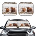 thumbnail image 2 of Wukai Yak Car Front Windshield Sun Shade,Sun Visor Shield Block Automotive Interior Protector Blocks UV Rays-Large, 2 of 6