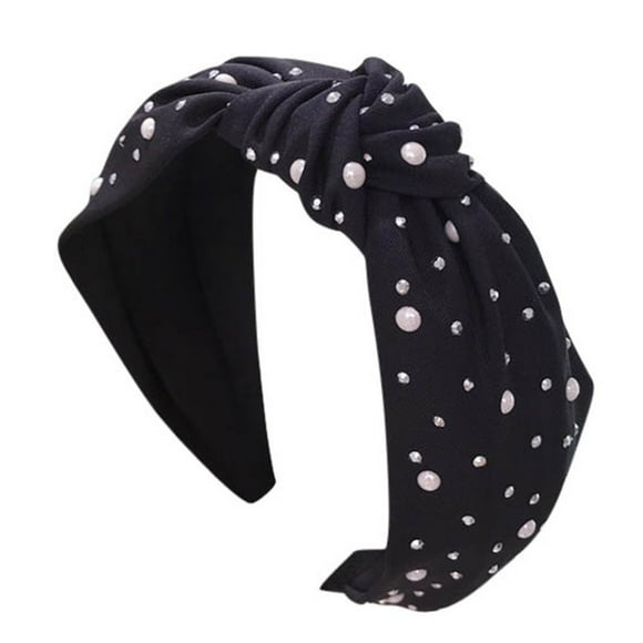 Outfmvch Headband Hair Ties Women'S Headband Fabric Hairband Head Wrap Hair Band Accessories Headbands For Women Black One Size
