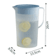 thumbnail image 2 of Xiao Hua Tapa de vaso de plástico, botella de agua ecológica para bebidas, jugo caliente y frío, lata de bebida azul, 2 of 5