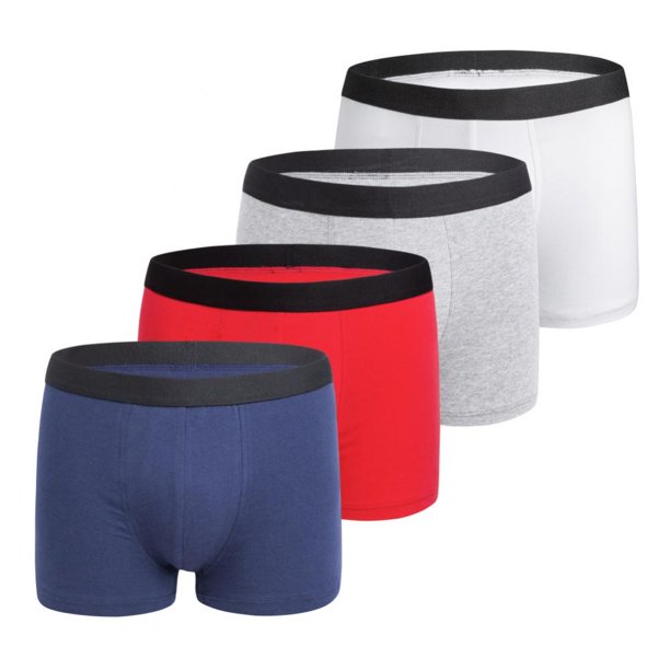 Men's Underwear Breathable Bamboo Long Leg No Rideup Boxer Briefs for