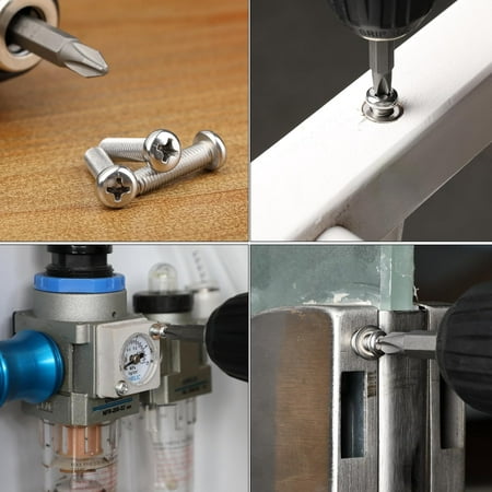 Mr. Pen- Nuts and Bolts Assortment Kit, 810 pcs, Stainless Steel M3 M4 M5 M6 Phillips Pan Head Assorted Nuts and Bolts