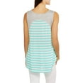 thumbnail image 2 of Women's Stripe Swing Tank With Contrast, 2 of 2