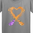 thumbnail image 4 of Inktastic Fire Heart Dragons Youth T-Shirt, 4 of 5