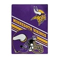 thumbnail image 1 of NORTHWEST NFL Minnesota Vikings Raschel Throw Blanket, 60" x 80", Slant, 1 of 4