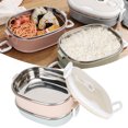 thumbnail image 4 of Bento Box Adult, Stainless Steel Lunch Box Set, Stackable Leakproof Lunch Kit for Adults Teens Kids, Bento Lunch Box Lunch Box Accessories, 4 of 7