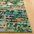thumbnail image 4 of SAFAVIEH Madison Xanthia Abstract Area Rug, Green/Rust, 6'7" x 6'7" Square, 4 of 8