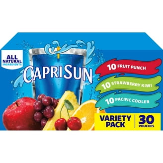 Capri Sun Variety Pack, Fruit Punch, Strawberry Kiwi And Pacific