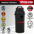 thumbnail image 6 of Shop-Vac 5 Gallon 5.0 PHP Wall Wet & Dry Vacuum, 6 of 12