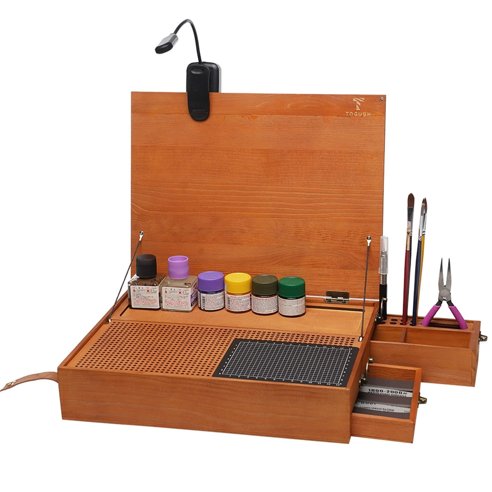 Workbench Model Building Table Storage Organizer Durable Wood Cutting Mat for DIY Enthusiasts Studio