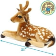 thumbnail image 5 of Dorbin the Deer | 21 Inch Stuffed Animal Plush | By TigerHart Toys, 5 of 6