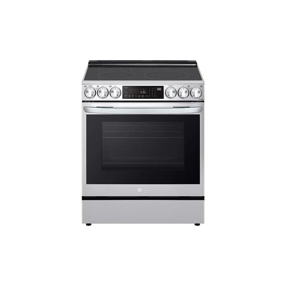 LG LSEL6335F 6.3 Cu. Ft. Stainless Smart InstaView Electric Slide-In Range with Air Fry