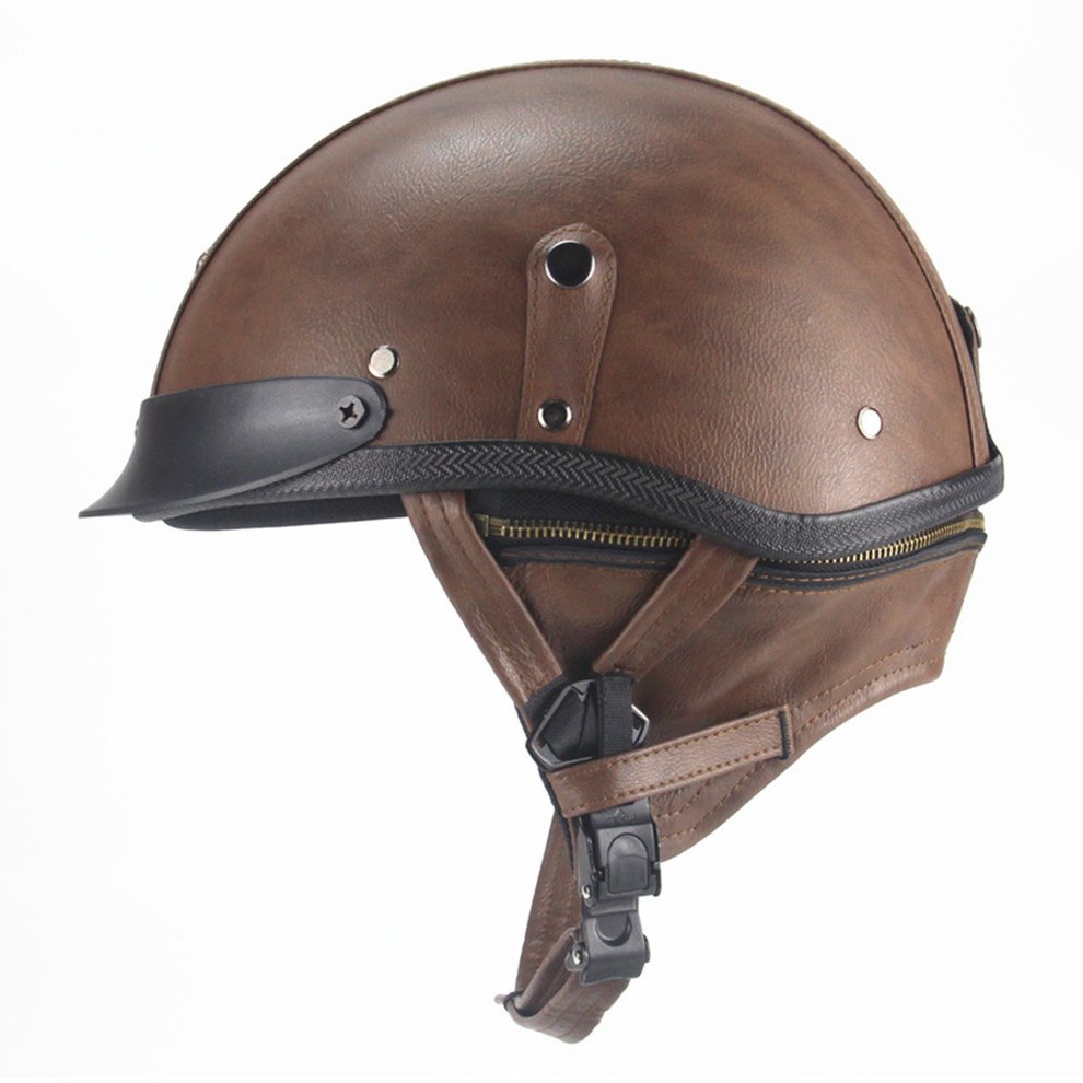 AHP Motorcycle German Half Face Helmet 