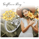 thumbnail image 4 of Anillo Ajustable De Girasol Antiestres Giratorio Para Mujer Xtellar plateado, 4 of 4