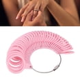 thumbnail image 3 of Finger Size Measuring Tool, Ring Sizer Set Pink High Accuracy Anti Wear Compact  for Jewelry Makers Workers Shops, 3 of 7