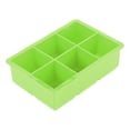 thumbnail image 1 of Silicone Ice Cube Maker 6 Cavities Chocolate Candy Tray Mold Kitchen Cooking Tools Green, 1 of 5