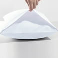 thumbnail image 5 of Super Soft Cotton Pillowcase Set of 2, Machine Washable Cotton Bed Pillow Covers with Envelope Closure, Queen Size, 20 x 30 inches, White, 5 of 7
