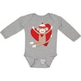 thumbnail image 3 of Inktastic Hug Sock Monkey Boys or Girls Long Sleeve Baby Bodysuit, 3 of 5