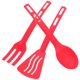 thumbnail image 4 of ColoMX Juego de utensilios resistentes al calor, utensilios de cocina, espátula, cuchara, tenedor, 1 Juego, 4 of 7
