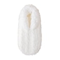 thumbnail image 3 of Fabrcox Womens Fuzzy House Slipper Socks, Non Skid Grips Fluffy Winter Indoor Socks, Warm Plush Loungewear Socks for Sleeping at Home, Holiday Gift for Women (White), 3 of 5