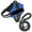 Blue Harness+Leash,, variant on No Pull Dog Puppy Pet Harness with A Free Heavy Duty 4.5ft Leash & 2 PCS Tag / Patches, Reflective Service Vest with Easy Control Handle for Small Medium Large Dogs,(Red Harness+Leash, XS)