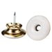 thumbnail image 2 of Waxman Consumer Group 4606195n 1" Brass Nail On Swivel Glide 4 Piece Set, 2 of 2