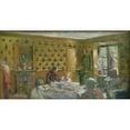 thumbnail image 2 of Édouard Vuillard 18x11 Gold Ornate Wood Frame and Double Matted Museum Art Print Titled - By the Worktable (1905), 2 of 4