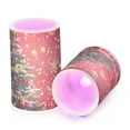 thumbnail image 2 of Christmas Tree Gift Box Flickering Flameless Candles Battery Operated with Remote Timer LED Pillar Candles Set of 2, 2 of 7