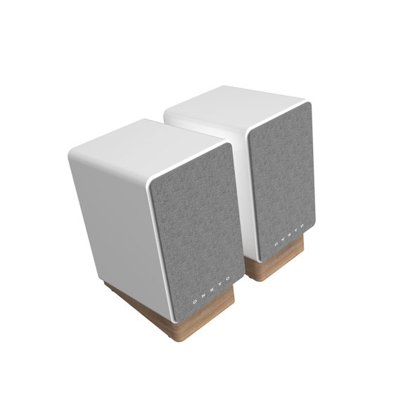 Altavoces amplificados Onkyo GX-30ARC, woofer de 4 pulgadas, Bluetooth 5.3, blancos
