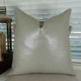 thumbnail image 2 of Plutus Glazed Linen Steel Handmade Throw Pillow-Color:Grey,Size:20" x 20", 2 of 4