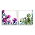 thumbnail image 2 of wall26 Floating Framed Canvas Wall Art for Living Room, Bedroom Green Plant Cactus Canvas Prints for Home Decoration Ready to Hang - 24"x24"x2 Panels, 2 of 4