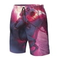 thumbnail image 4 of Balery Astronaut Riding Fiery Horse Traje de Baño Estilo Hawaiano para Hombre, Shorts de Secado Rápido con Bolsillos-X-Large, 4 of 6