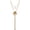 Gold Big flower_cross, variant on Women's multi-layered gold cross necklace, a street-style jewelry piece, perfect as a holiday gift.