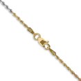 thumbnail image 4 of Chaîne Pendentif Chaîne Corde Colorée Tri 14k 18 Pouces 1.5mm Charme, 4 of 9