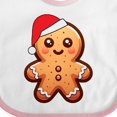 thumbnail image 4 of Inktastic Gingerbread Man First Christmas Boys or Girls Baby Bib, 4 of 4