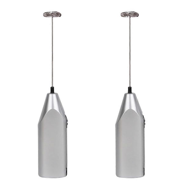 2Pcs Handheld Egg Mixer Portable Milk Frother Electric Coffee Frother Home Egg Mixer