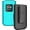 Teal, variant on Case with Clip for Nokia 2720 V Flip Phone, Nakedcellphone [Black] Snap-On Hard Shell Cover with [Rotating/Ratchet] Belt Hip Holster Holder for Verizon TA-1295