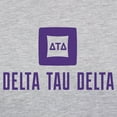 thumbnail image 3 of CafePress - Delta Tau Delta Purple Stacked Signature Long Sleeve T Shirt - Womens Baseball Tee, 3 of 4