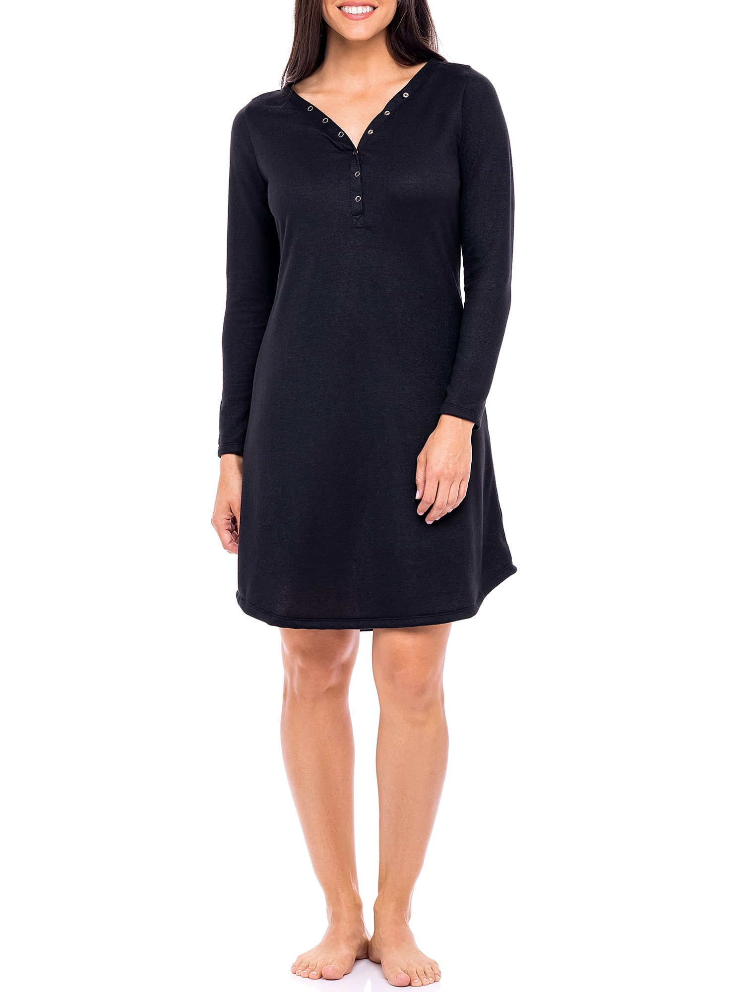 Secret Treasures Women's Maternity Henley Nursing Chemise