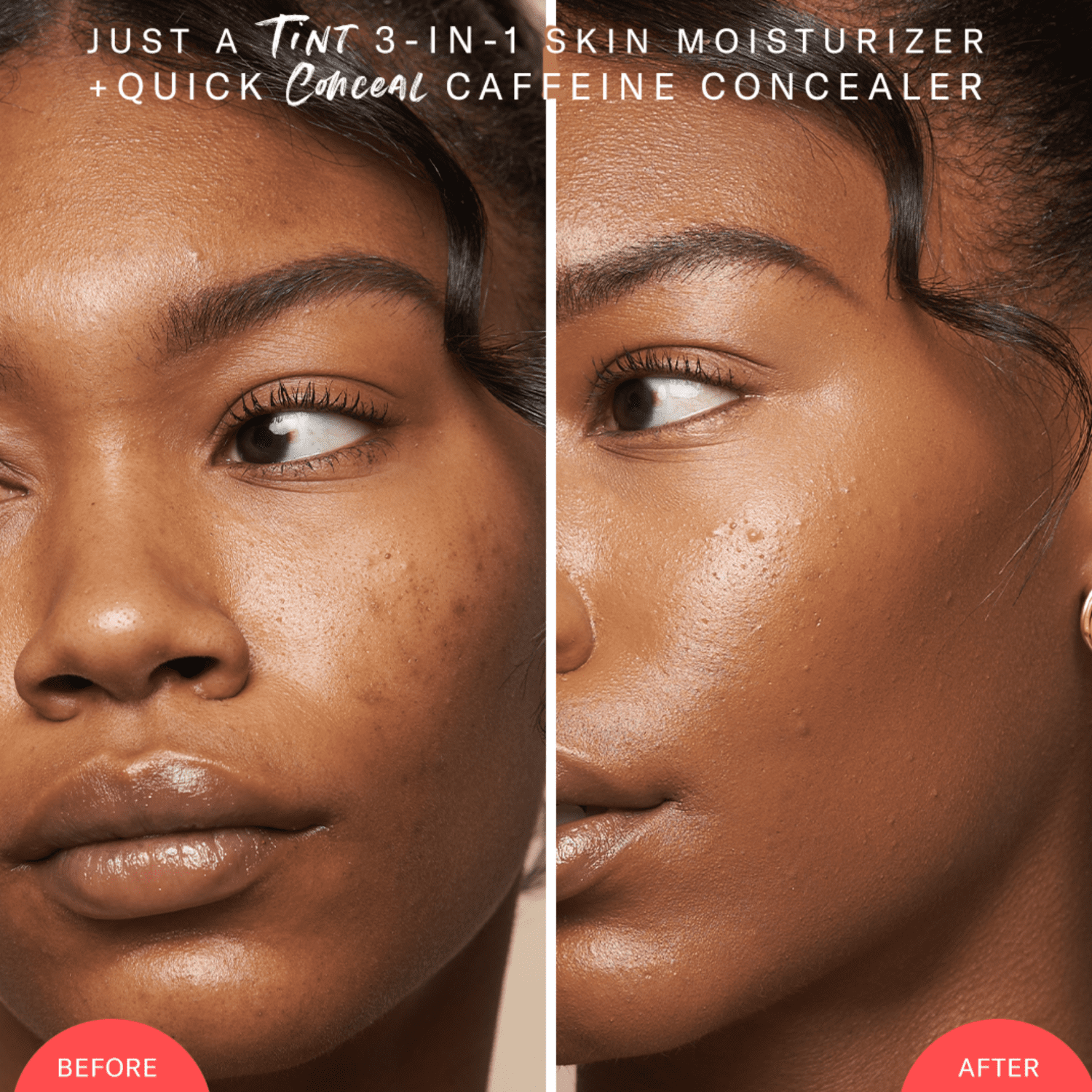 The Lip Bar Quick Conceal Caffeine Infused Concealer, Cinnamon 1.0, Hydrating, Medium Coverage