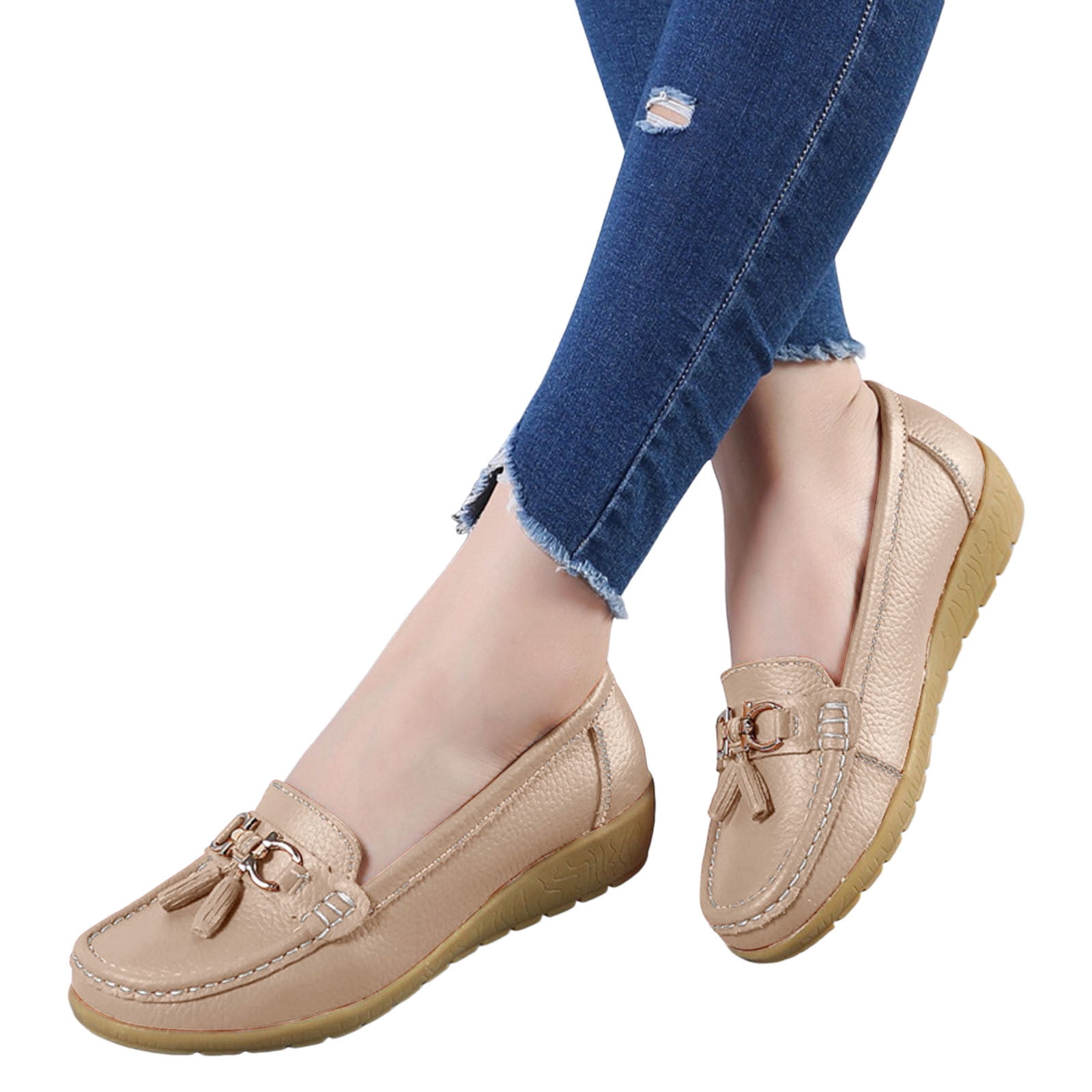 Casual Shoes Womens Western Loafers Orthopedic Women Breathable