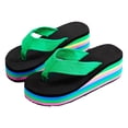 thumbnail image 7 of Ramiter Sandalias De Mujer Women's Orthopedic Arch-support Sandals Fashion Summer Casual Sandals Shoes Outdoor Flip Flops Beach Wedges Orthopedic Slippers Green,8, 7 of 7