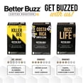 thumbnail image 4 of Better Buzz Costa Rica Medium Roast Coffee Pods 12ct, California Solar Energy Produced Recyclable Coffee Pods, Small Batch Roasted Single Origin Coffee, K-Cup Compatible, Life's Better Buzzed, 4 of 8